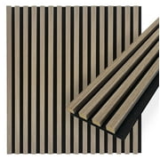 Concord Panels | Acoustic Slat Wall Paneling - Silver Ash | 94.5” x 5” Each | Wall Soundproofing Panels on Felt Back Board | Interior Sound Absorption - COA1510 (Pack of 6 - 19.7) sqft.